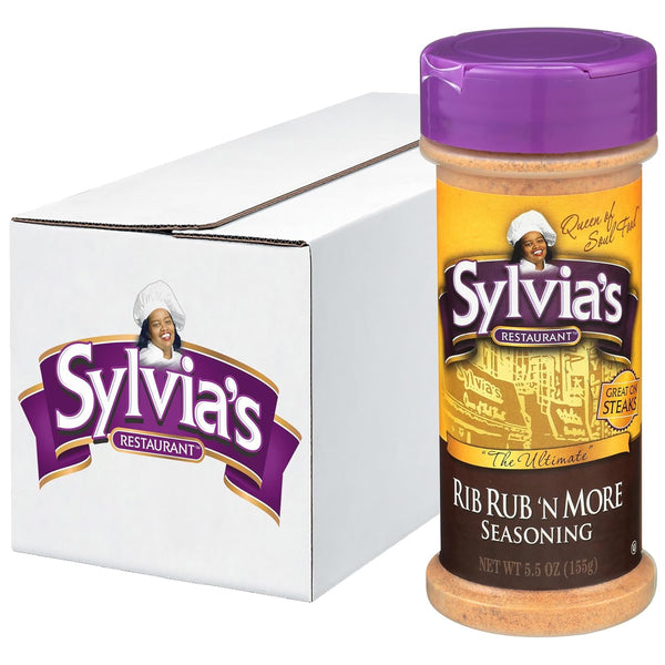 Sylvias Rib Rub n More Seasoning, Best BBQ Rub for Ribs, Steak,