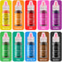 10 Set 0.25 oz (6 Food Coloring Liquid Colors for Baking,Cherrysea Food Grade Cake Food Coloring