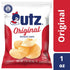 1 Oz 42 Count Utz Original Bags, Crispy Potato Chips Made from Fresh Potatoes, Crunchy Individual Snacks to Go