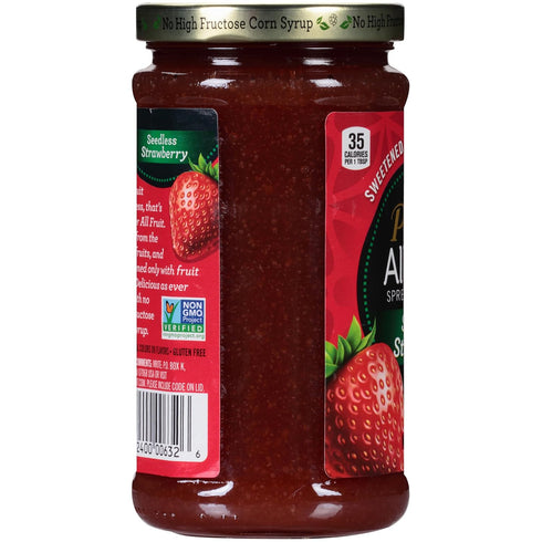 Polaner 15.25 All Fruit Spreadable Fruit, Seedless Strawberry, Ounce