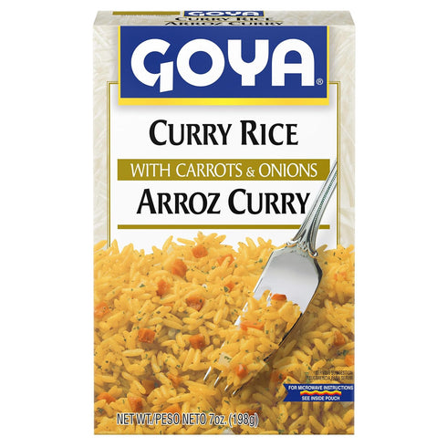 7 (Pack 12) Goya Foods Curry Seasoned Rice Mix, Ounce