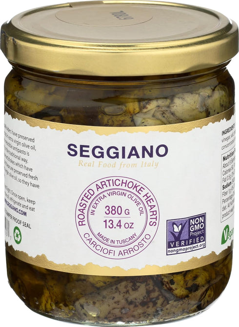 Seggiano Roasted Artichoke Hearts, 13.4 OZ