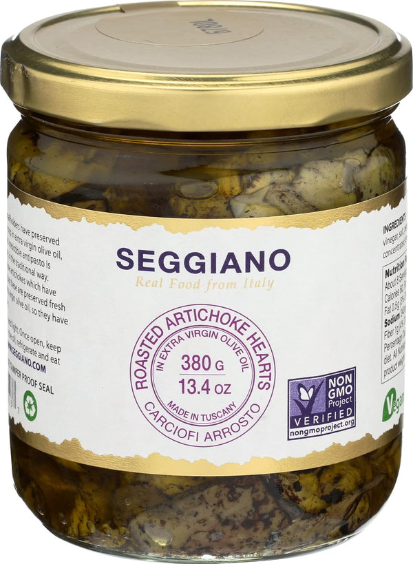 Seggiano Roasted Artichoke Hearts, 13.4 OZ