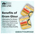 Blessfull Healing 1 lb (453 Organice GRAM FLOUR Gram)