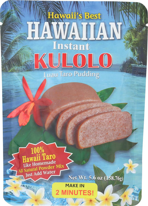 Kauai Tropical Syrup Hawaiian Instant Kulolo Taro Pudding, 5.6 Ounce Luau