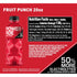20 Oz 8 Pack Powerade Fruit Punch, Electrolyte Enhanced Sports Drink, Fl Bottles