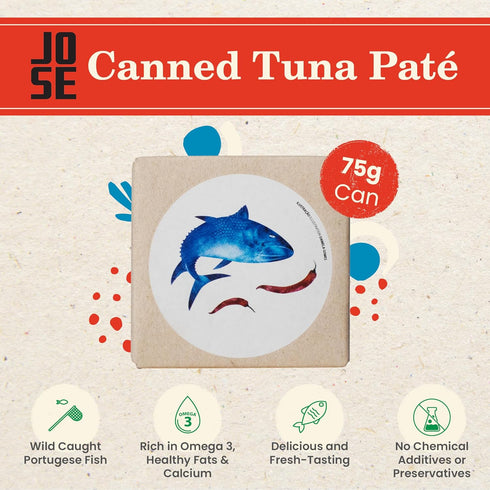 75g 8-Pack Jose Gourmet Tuna Pat