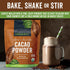 Viva Naturals Organic Cacao Powder, 1lb, Unsweetened Cacao Powder for Baking & Smoothies