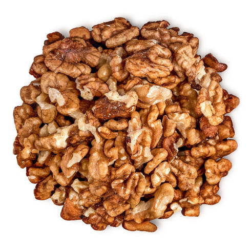 12 Food to Live Dry Roasted Walnut Halves and Pieces, Ounces Oven Toasted, Unsalted, Great for Baking and Salads.