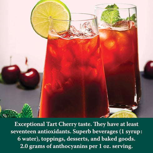 68 7.5 Oz Eden Organic Montmorency Tart Cherry Juice Concentrate, Brix, No Artificial or Refined Sugars, Michigan