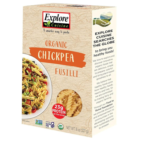 Generic Explore Cuisine Chickpea Fussili, 8 Ounce