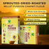 7-Millet (60/40), 950 (2 lb) Danodia Foods Sprouted Roti/Chapati Flour + Whole Wheat g Germinated, Dried & Roasted