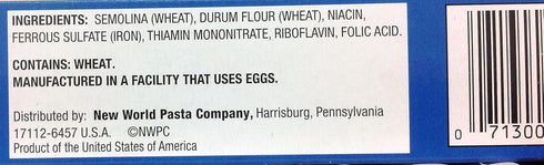 Ronzoni 16 Oz. Pack 3. Vermicelli Macaroni