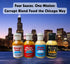 Pack 4-Bottle Set The Chicago Sauce Series | Big Fork Gourmet Variety Original, Fire, Fry & Gangster Flavors | |