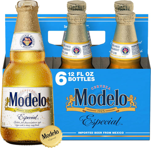 Modelo Especial Mexican Lager Beer, 6 pk, 12 oz bottles, 4.4% ABV