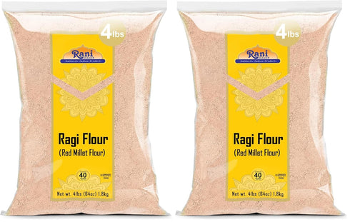 Rani Ragi (Finger Millet) Flour 64oz (4lbs) 1.81kg Bulk ~ All Natural