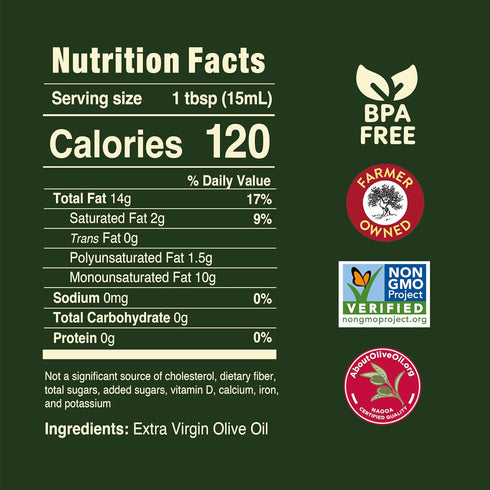 24 Oz Pompeian Gourmet Selection Extra Virgin Olive Oil, Contains Polyphenols, First Cold Pressed, Fl
