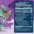 4g 20 4 Pack Lunish Prebiotic Soda Grape, Light & Refreshing Low Sugar Soda with Prebiotic Fiber, Apple Cider Vinegar
