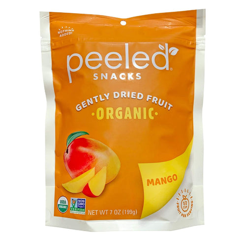 Peeled Snacks Organic Dried Fruit Healthy, Vegan Snacks for On-the-Go Lunch and