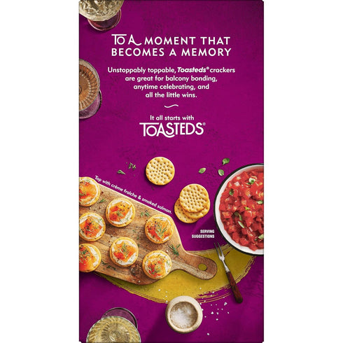 (6 Toasteds Crackers, Party Snacks, Lunch Snacks, Classic Buttercrisp Boxes)