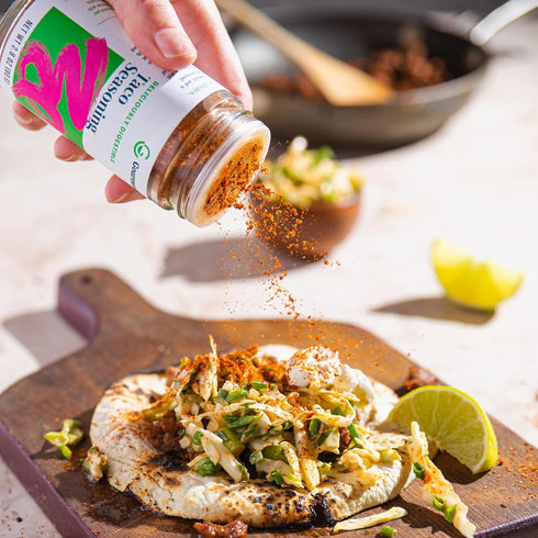 Gourmend Foods Taco Seasoning – Low FODMAP Certified, Filler Free, Gluten Free, 100% Natural, No Corn Starch, Maltodextrin, Natural Flavors" or Other Fillers