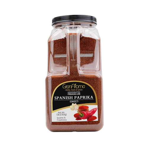 GranAroma Spanish Sweet Paprika, Bold Flavor & Vibrant Color, Perfect for Paella,