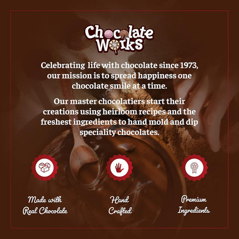 Pack 3 Hot Chocolate Bombs by Chocolate Works, Premium Hot Cocoa Bombs with Marshmallows, Made with Real Milk