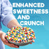 16 oz, Fruit Crunch Tropical Freeze-Dried Candy, Tropical Fruit Flavors, Large Pouch, Ideal Gift Snack Treat