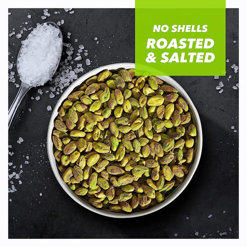 Wonderful Pistachios No Shells, Roasted & Salted Nuts, 0.75 Ounce Bag (Pack of 9), Gluten Free Protein Snacks,