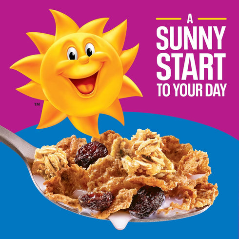 24.5 oz Kellogg's Raisin Bran Crunch Breakfast Cereal, Good Source of Fiber, Giant Size