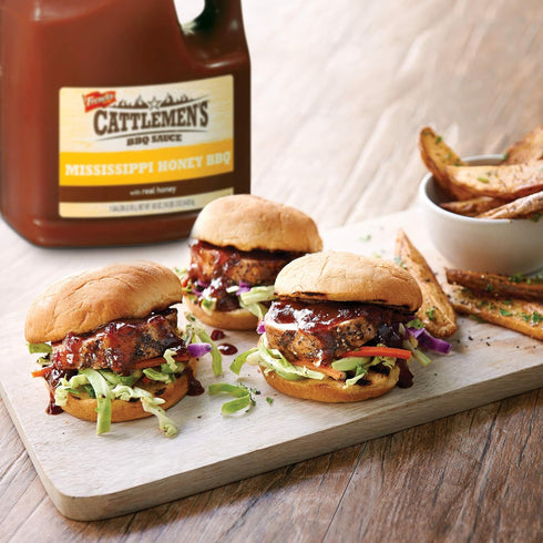 Cattlemen's Mississippi Honey BBQ Sauce, 1 gal, Bulk Container for Dipping and Barbecue