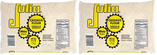 Julia - Seasoned Cassava Flour - 35,2 oz (1kg) | Farinha de Mandioca