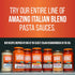 24 Oz (3-Pack) Little Italy Bronx Italian Gravy Sauce - Marinara Sauce, Pasta Sauce, Tomato Sauce, Low Carb Spaghetti