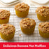 6.4 oz. (Pack 9) Betty Crocker Banana Nut Muffin Mix, Made With Walnuts