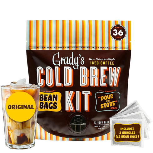 GRADYS COLD BREW, New Orleans Style, 100% Arabica Ground Coffee & Chicory