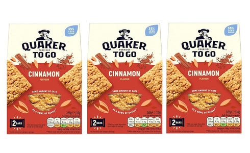 Generic Porridge To Go Cinnamon Squares, 55 g, Pack of 6