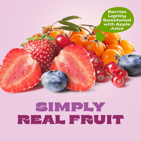 2 Oz, Pack 10 Whitney Jordan Naturals Air-Dried Super Berry Medley of - Dried Fruit Snack Made from Real Berries