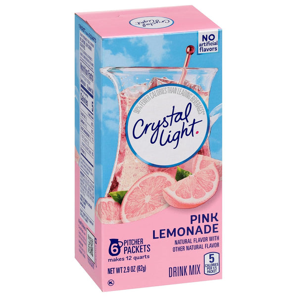 Crystal Light Drink Mix, 72 Pitcher Packets, for Flavorful Hydration and Shareable