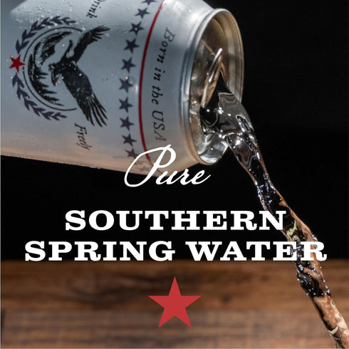 12 Pack, 12oz Free Bird Southern Still Spring Water - Cans, Zero Calories, Crisp & Clean Pure Georgia Blue Ridge