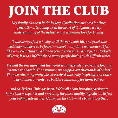 10oz Bakers Club Artisan Dough Conditioner Bread Improver & Baking Enhancer for Better Texture, Volume & Shelf Life