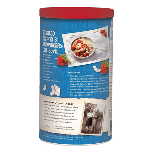 30 oz (Pack 1), Nature's Path Organic Steel Cut Oats Oatmeal, of Non-GMO