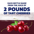 100% 32 Oz Ocean Spray Pure Unsweetened Tart Cherry, Tart Cherry Juice, Fl Bottle