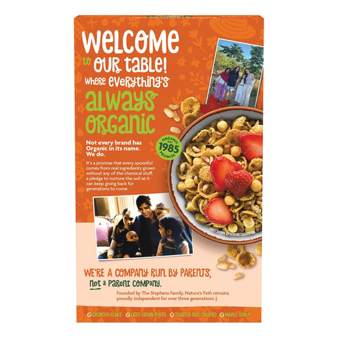 10.6 oz (Pack 1), Nature's Path Organic Sunrise Crunchy Maple Cereal, of Gluten Free, Non-GMO