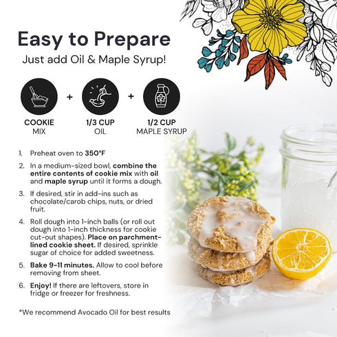 eat G.A.N.G.S.T.E.R. Sugar Cookie Mix - Allergy-Friendly Baking Mix, Grain-Free, No Dairy, Nuts, Gluten, Dairy