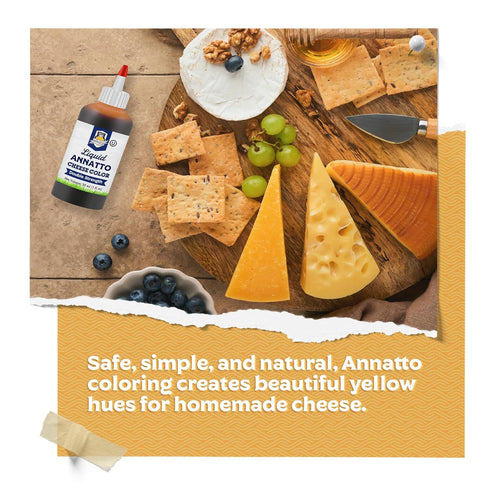 30 ml Liquid Annatto Cheese Coloring, Double Strength