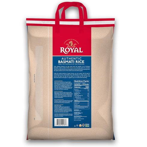 15 Authentic Royal Basmati Rice, Pound Bag, White