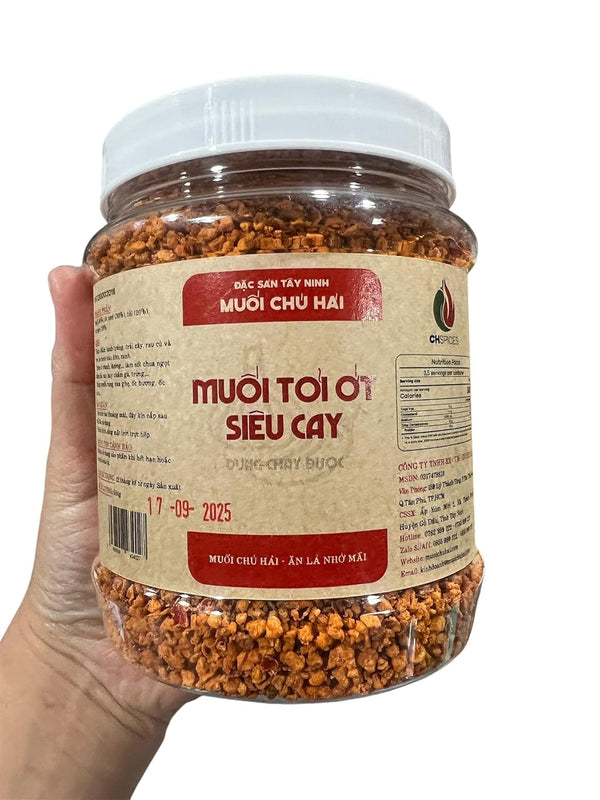 Generic Muoi Toi Ot Sieu Cay Chu Hai Vietnamese Spicy Garlic Salt Seasoning
