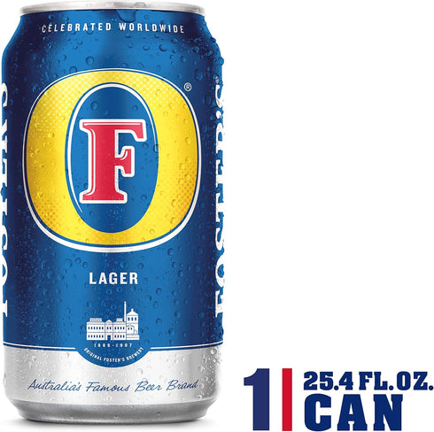 Foster's 25.4 Oz. 5% Beer, Fl. Fl Can, Abv