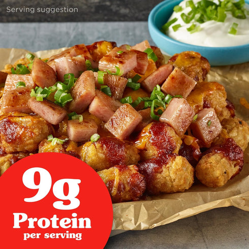 2.5oz (Pack 12) 9g 0g SPAM Single Hot & Spicy Individual Pouch of Fully Cooked Pork and Ham, of Protein, Trans Fat, Low