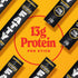 13g 2 oz. (Pack 5) FATTY Meat Sticks, Made with Grass Fed Beef, Pork Raised Without Antibiotics, Protein Per Stick